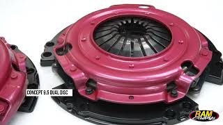 75-2259S Concept 9.5 Dual Disc Kit for Ford Small-Block ‘0’ Balance 157-Tooth 1 1/8-26 Spline - video thumbnail 3