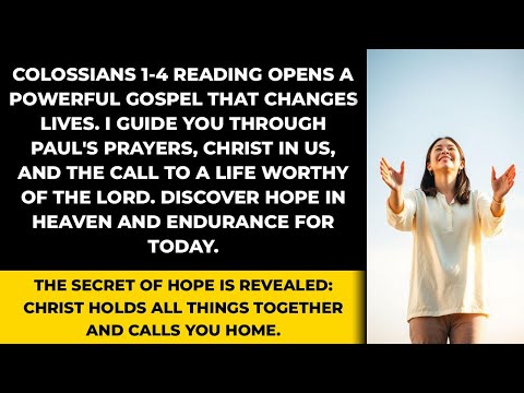 RSV - Day: 346 - Passage: Colossians 1-4