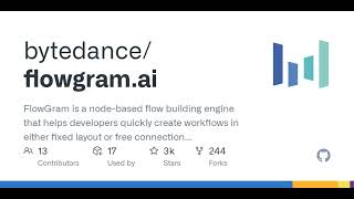 Download the video "GitHub - bytedance/flowgram.ai: FlowGram is a node-based flow building engine that helps develope..."