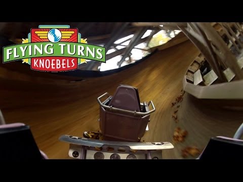 Knoebels Flying Turns POV HD "AT NIGHT" Roller Coaster GoPro Video On Ride Bobsled Video