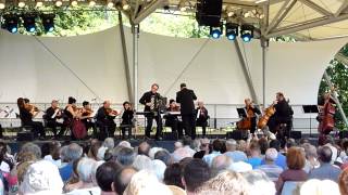Classique au vert au parc floral de Paris Richard Galliano