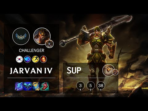 Jarvan IV Support vs Bard - KR Challenger Patch 12.3