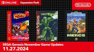  SEGA Genesis – November 2024 Game Update