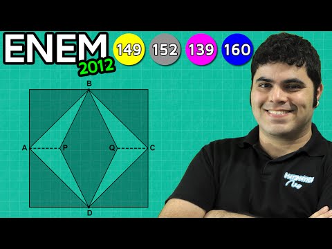 ENEM 2012 Mathematics #25 - Area of ​​a Triangle