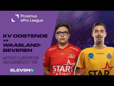 NL | KV Oostende - Waasland-Beveren (Proximus ePro League - Speeldag 16 - inhaalmatch)