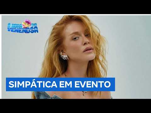 Marina Ruy Barbosa aparece bem simpática em evento após polêmicas recentes