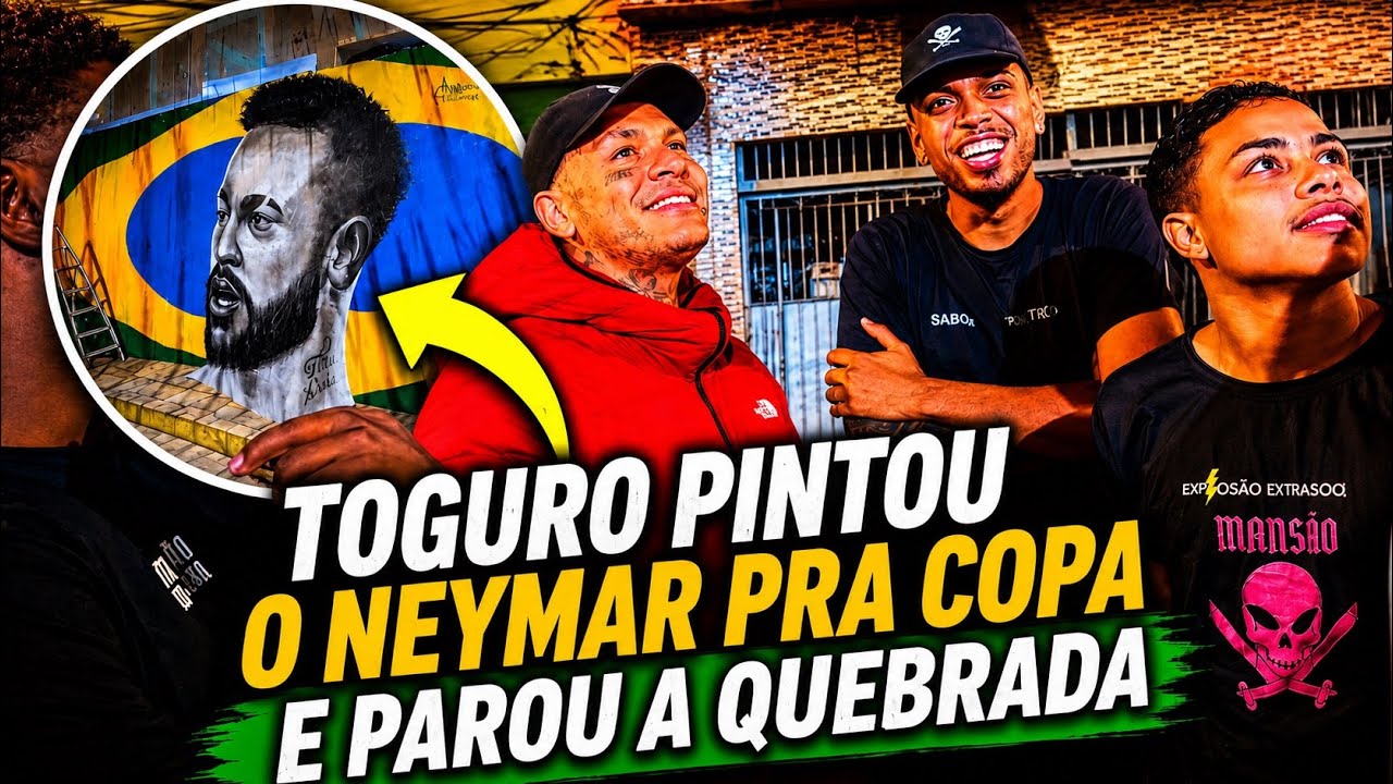 TOGURO pintou o NEYMAR pra copa e parou A QUEBRADA!
