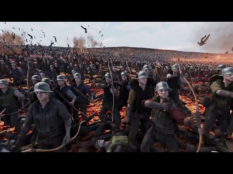 UEBS 2 | 2/4 | 300 Sherman Tanks vs 1 million Medieval Archers | Ultimate Epic Battle Simulater 2