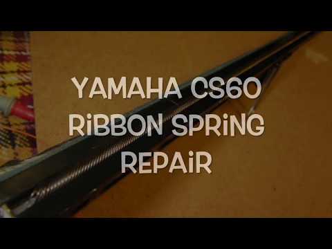 Yamaha CS60 pitch ribbon spring repair