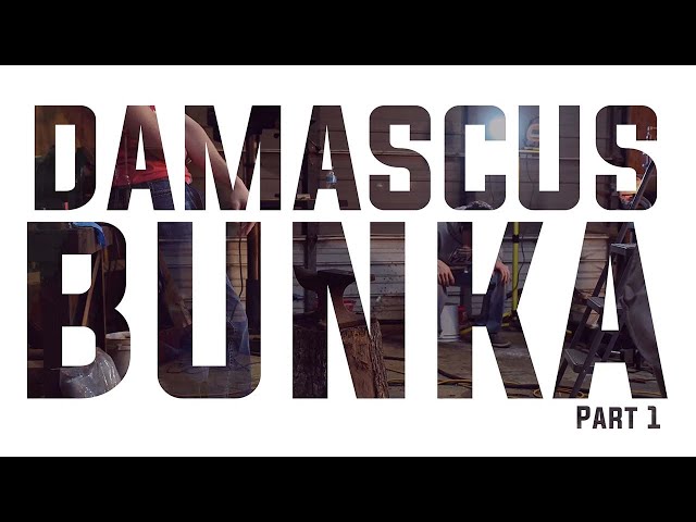 Making a Damascus Steel Bunka Chef's Knife | pt.1 Forging Damascus Billet SDDEFAULT Thumbnail