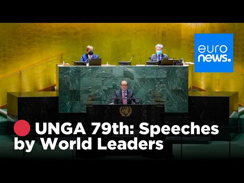 Video Thumbnail: 🔴 LIVE - UNGA 79th Morning Session: world leaders' opening speeches | euronews 🇬🇧
