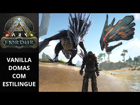 Ark- Fjordur VANILLA DESAFIO - MAPA A ILHA Pegando o Artefado Senhor dos Ceus !!!