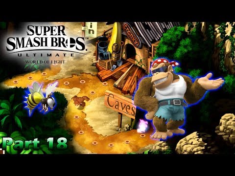 Smash Ultimate - World of Light pt 18 - Donkey Kong Country HD?