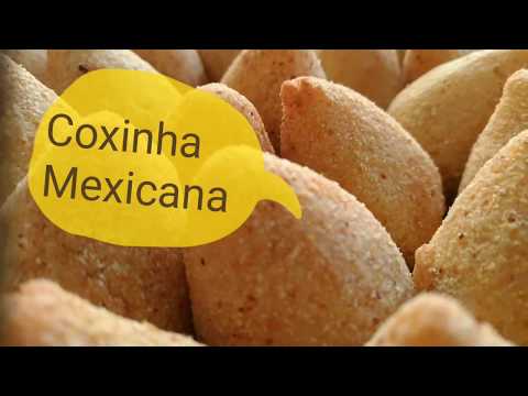 Coxinha Mexicana na Modeladora de Salgados