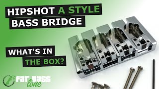 Video thumbnail for Hipshot A Style Bass Bridge: What’s In The Box (A Close-Up Look) by Fat Bass Tone