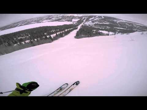 Pudderdag på Gålå vinteren 2015