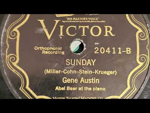 Sunday - Gene Austin 1926