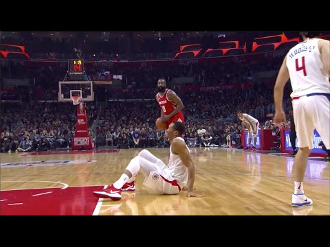 James Harden Ankle Breaker vs. Wesley Johnson [2.28.18] | Houston Rockets