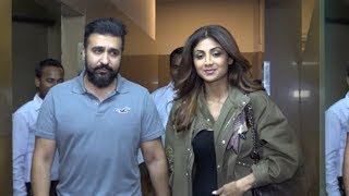 Shilpa Shetty Snapped On A Dinner Date With Husband Raj Kundra