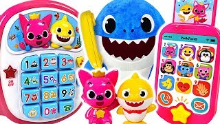 Hello~ PinkFong Smart Phone toy! Baby shark! Let&#39;s take pictures and play! #PinkyPopTOY