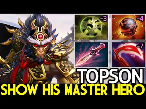 TOPSON [Monkey King] Show His Master Hero Mid with Witch Balde Dota 2