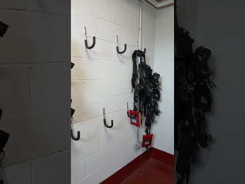 Breathing Aparatus drying room at Durham and Darlington