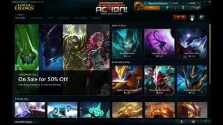 How to sell Champions in League of Legends 2017!!!!!!