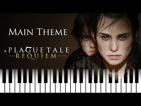 A Plague Tale: Requiem - Main Theme - Piano cover + lyrics