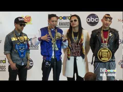 Far East Movement from the Press Room @ Billboard Music Awards 2012