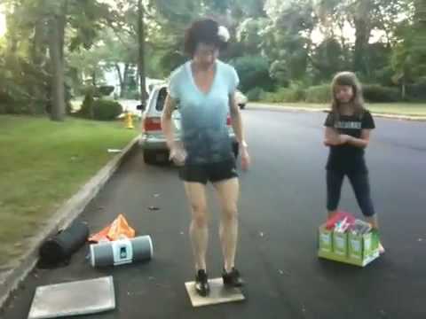 Miss Moonshine #Buckdancing #Flatfooting on 12" #Dance Board with Creative Kids #permissiontodance