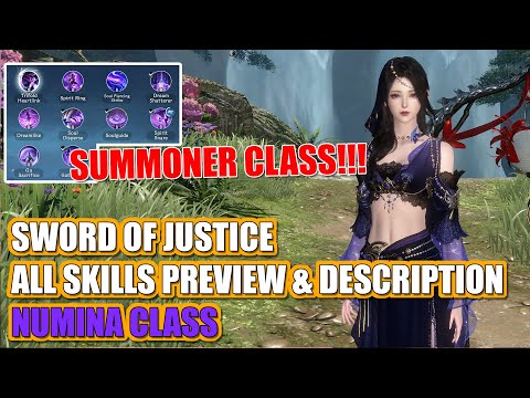 SUMMON YOUR SPIRITS!!! – Numina Class Skills Preview & Descriptions (Sword of Justice)