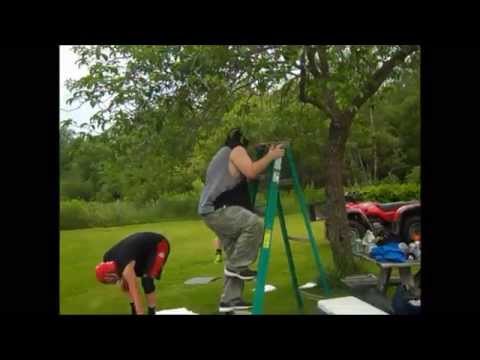 VCW Backyard Wrestling - 3 Team Ladder Match For The VCW Tag Team Titles