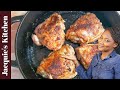 Cast Iron Fried Chicken Thighs | CRISPY ON THE OUTSIDE, JUICY ON THE INSIDE