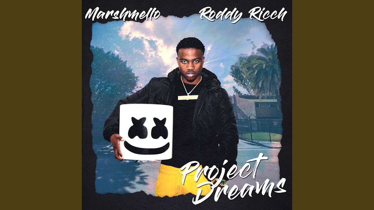Cover for the song 'Project Dreams' by artist(s) 'Marshmello, Roddy Ricch'