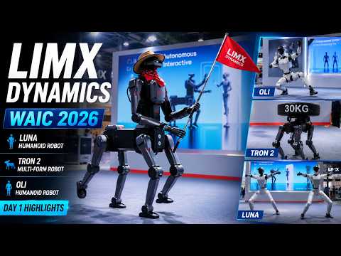 LimX Dynamics Stuns WAIC 2026 With Incredible Humanoid Robots
