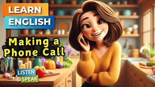Everyday English 3 Easy Phone Conversations for Beginners (A1-A2) Listening Skills - Speaking Skills