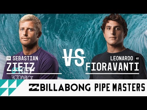 Sebastian Zietz vs. Leonardo Fioravanti - Round Two, Heat 8 - Billabong Pipe Masters 2017