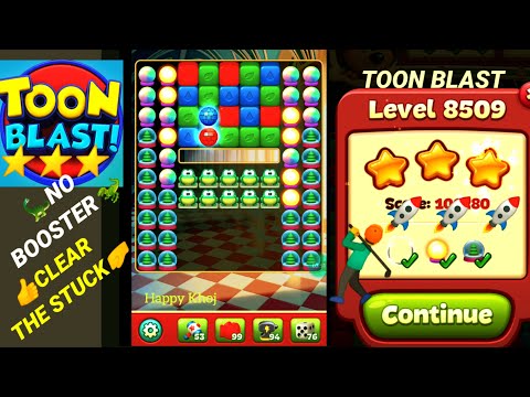 TOON Blast level 8509 ✨🏃🦖