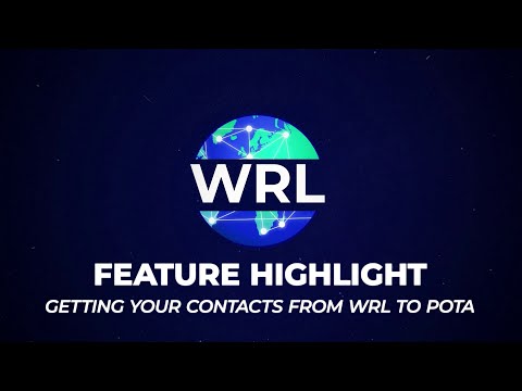WRL Feature Highlight: Getting Your Contacts from WRL to POTA