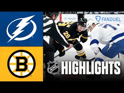 NHL Highlights | Lightning vs. Bruins | October 13, 2025