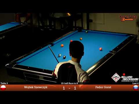 Wojtek Szewczyk v Fedor Gorst | Semifinal | TOR SERVICE 24 / BILLARD BECKMANN | Pinneberg Open 2017