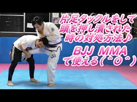 片足タックルを潰された時の対処方法 #タックル #BJJ #柔術 #ブラジリアン柔術 #レスリング #新潟市