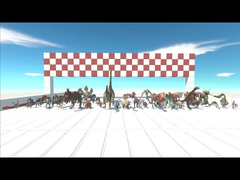 Survival Speed Race - Top 15 Will Survive - Animal Revolt Battle Simulator