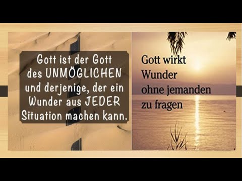 Lerne Gottes Wunder in deinem Leben zu empfangen!