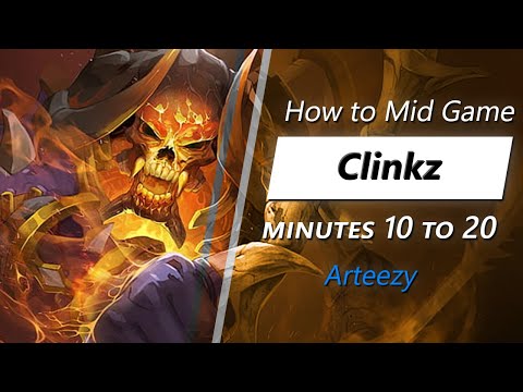 Arteezy mid game Clinkz | Minute 10 to 20