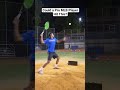 Can ANYONE Get a Hit off this INSANE 135MPH Tennis Baseball Pitch? #shorts