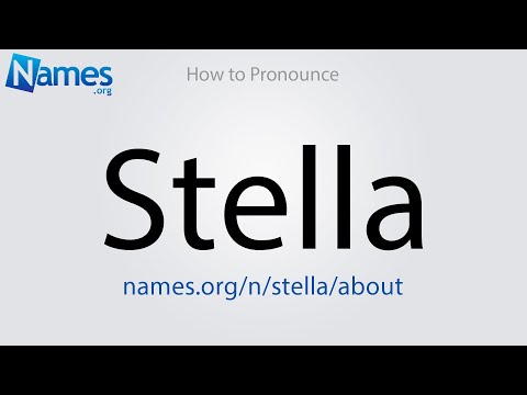 How to Pronounce Stella