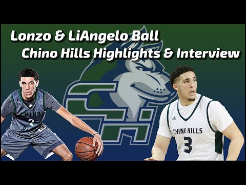 Lonzo Ball, LiAngelo Ball - Chino Hills Basketball - Interviews