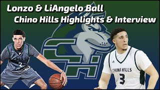 Lonzo Ball, LiAngelo Ball - Chino Hills Basketball - Interviews - Sports Stars of Tomorrow