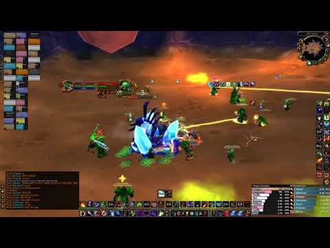 Classic WoW - AQ40 - Viscidus (Warlock POV) [Dazed and Confused]